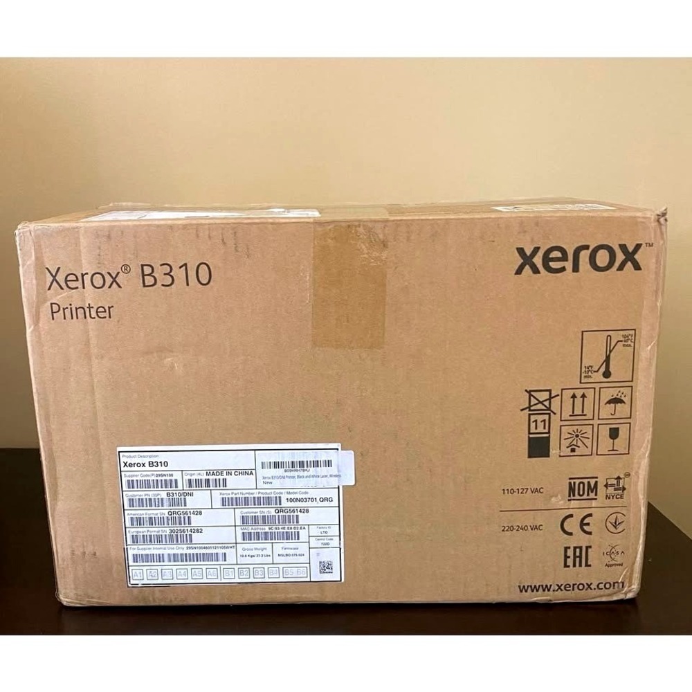 Xerox B310 DNI Wireless Black and White Laser Printer 100N03701 Monochrome